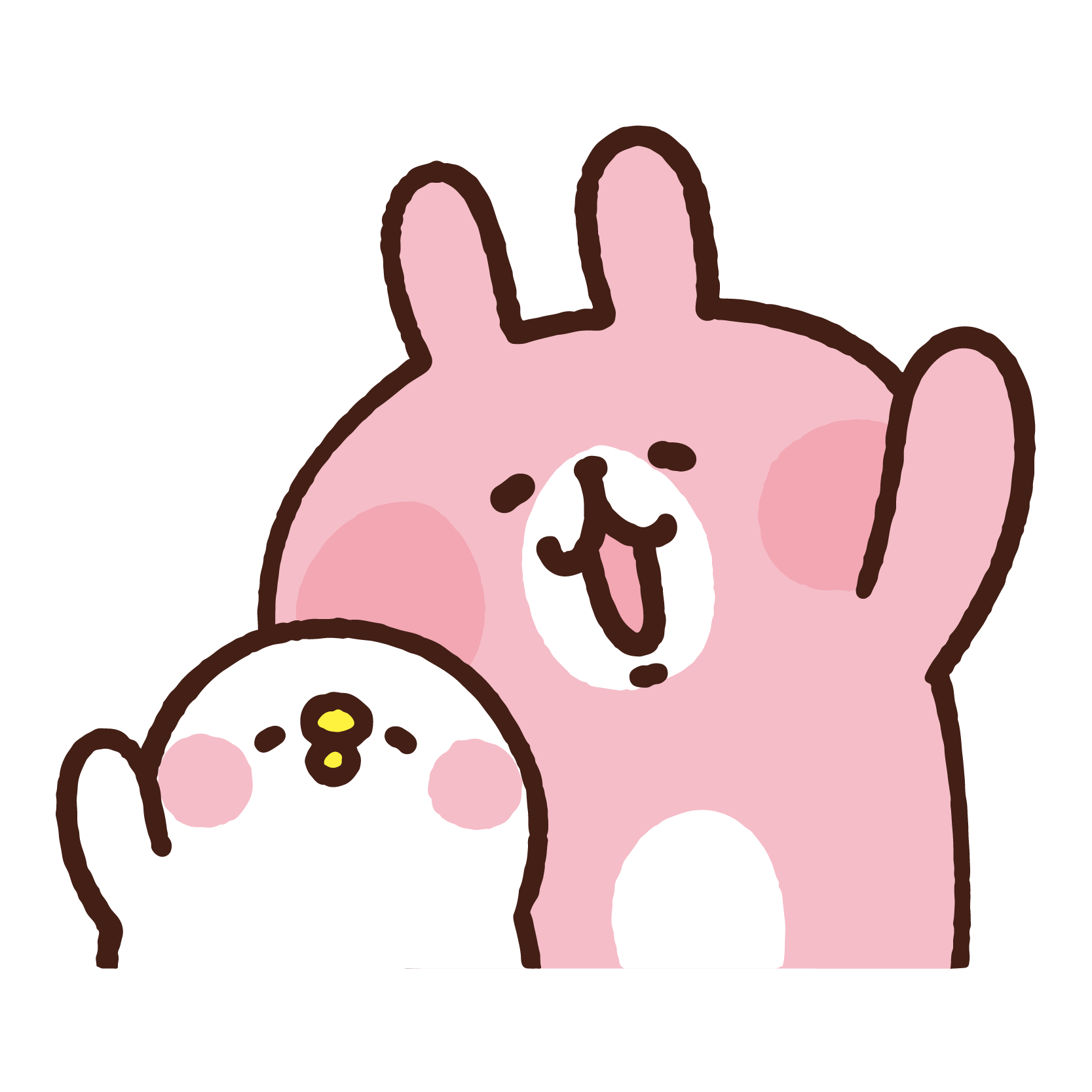 卡娜赫拉的小動物-兔兔與P助